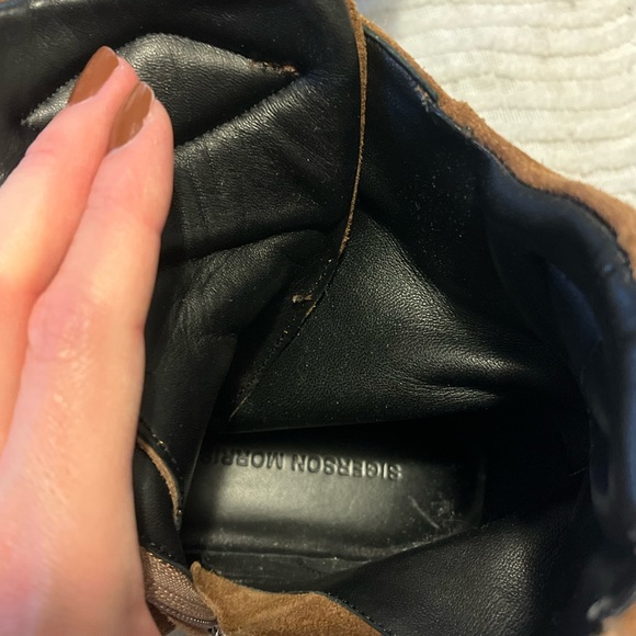 SIGERSON MORRISON Brown Irene Hiking Boots - Picture 7 of 9